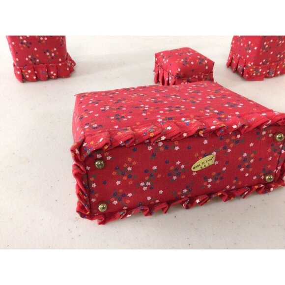 Vintage Dollhouse Living Room Furniture Set 4 Pieces - Picture 5 of 6